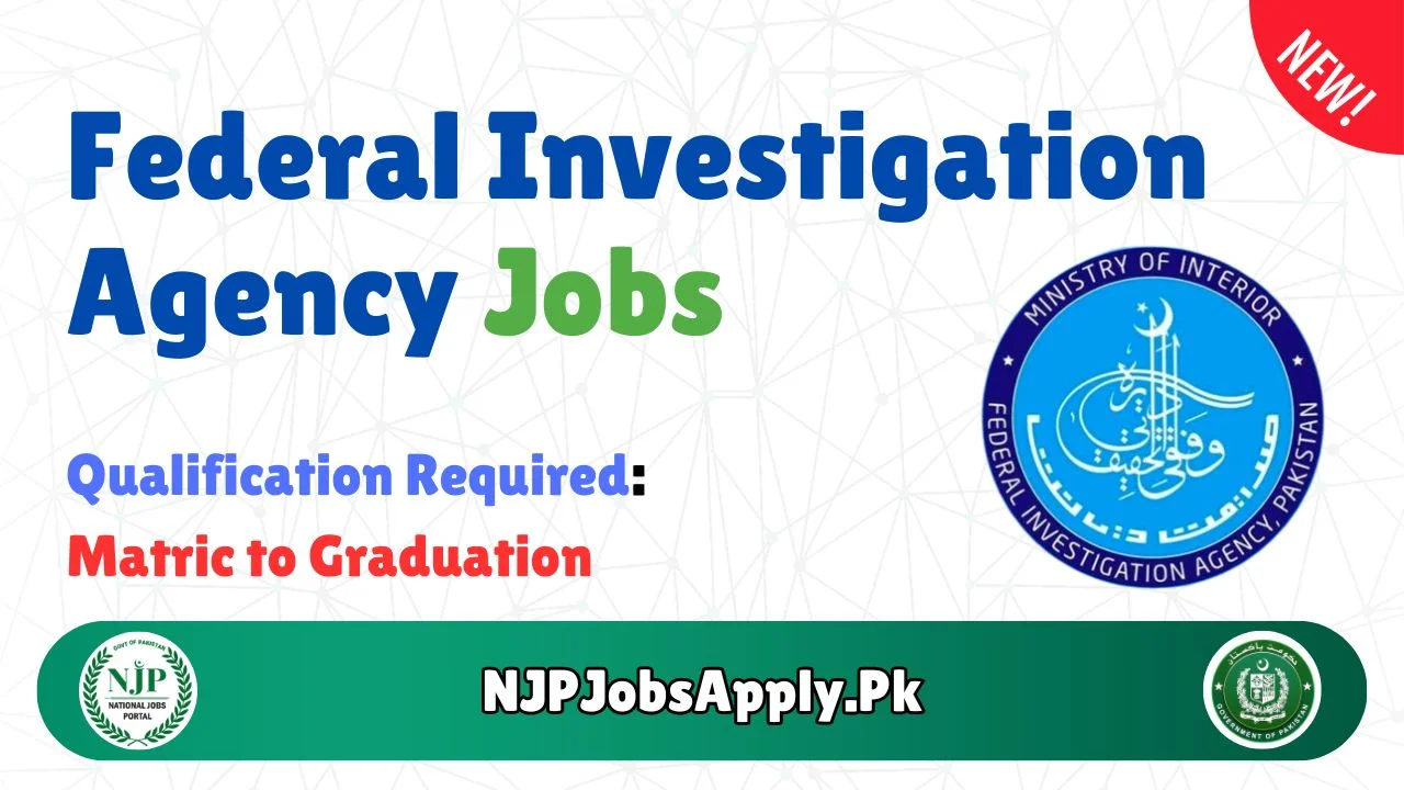 FIA Jobs. Government of Pakistan FIA stands for Federal Investigation Agency, which is a department that is responsible for border control, criminal investigation, counter-terrorism and security affairs. These crimes include terrorism, cybercrime and money laundering. FIA Jobs 2024 are announced and candidates can apply online. In 2024, the FIA has announced job openings for various positions such as Deputy Director, Assistant, Sub Inspector Investigation, Steno typist, UDC, LDC, Constable, Driver, Dispatch Rider Naib Qasid and Chowkidar. For these jobs both civilians and retired army officers may apply. To apply for FIA Jobs 2024 interested candidates need to fill up an online application on the official website of FIA. The application should be filled out before the last date mentioned in the job advertisement. The recruitment process starts with written tests followed by physical tests then interviews and finally medical examination. The employees of FIA are given competitive pays and benefits. The salary packages differ according to employee’s experience and position in the organization. It also offers career enhancement opportunities along with professional growth.